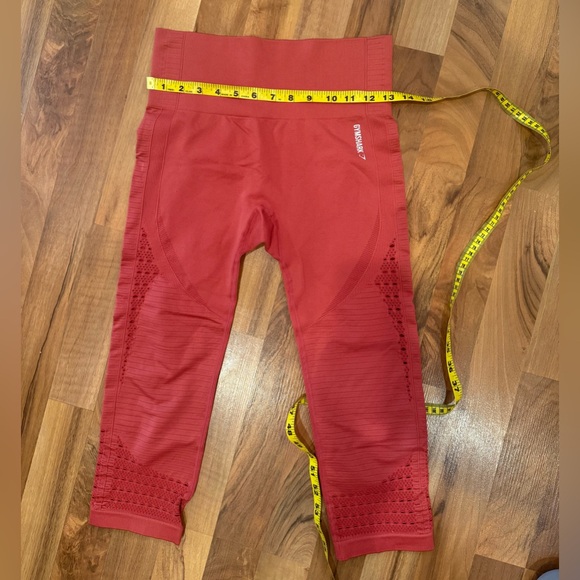 Gym shark athletic yoga workout capri pants laser cut out detail see photos sz‎ - Picture 1 of 6